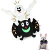 imageRypet Halloween Dog Toys 2 Pack Stuffed Dog Toys Squeaker Plush Pet Toy with Crinkle Paper Interactive Durable Puppy Chew Toys Dog for Medium Small Dogs