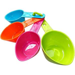 Rypet Dog Food Scoop Set of 4 – Plastic Measuring Cups for Dog, Cat and Bird Food (Random Color)(Set of 4)