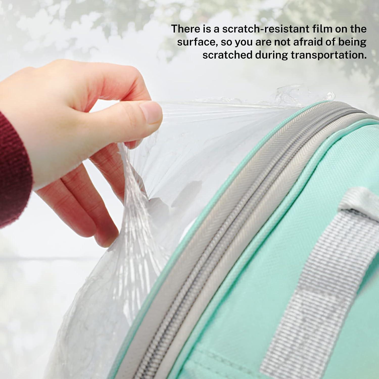 image:imageRypet Bird Carrier Backpack Parrot Portable Breathable Bag Pet Bird Lightweight Travel Cage with Standing Perch and Stainless Steel TrayBlackMint Green